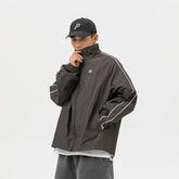 Unisex Jacket Retro Loose Spring and Autumn Sports Jacket